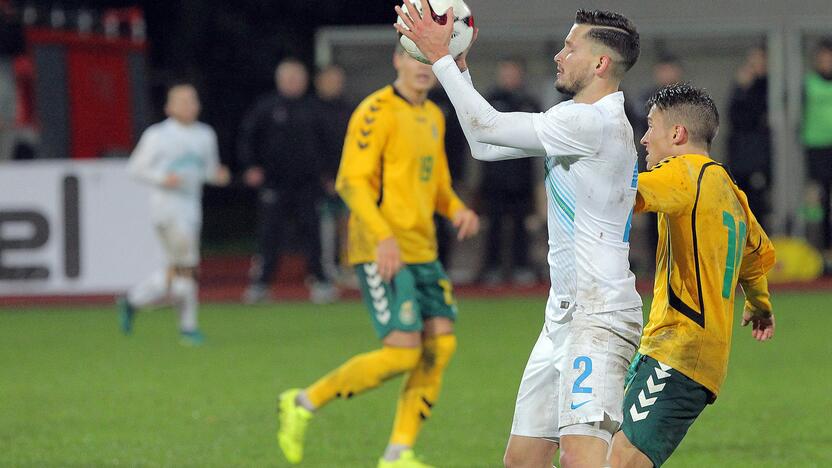 Futbolas [U21] Lietuva – Slovėnija 1:0