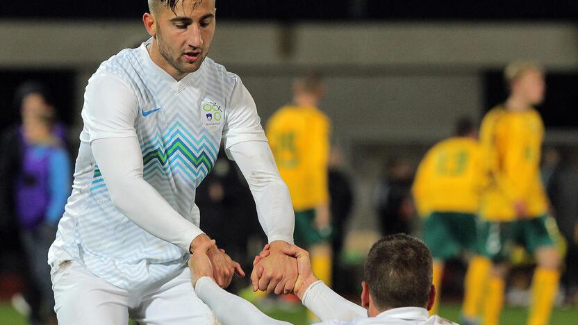 Futbolas [U21] Lietuva – Slovėnija 1:0