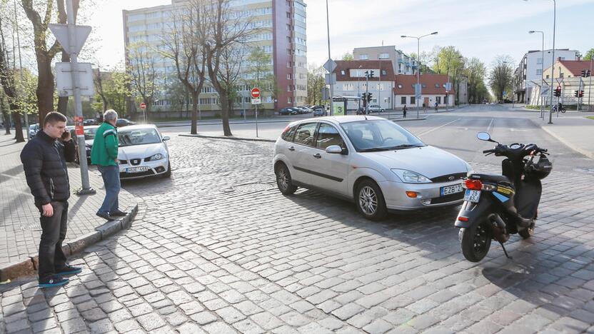 Autoįvykiuose dalyvavo motociklai