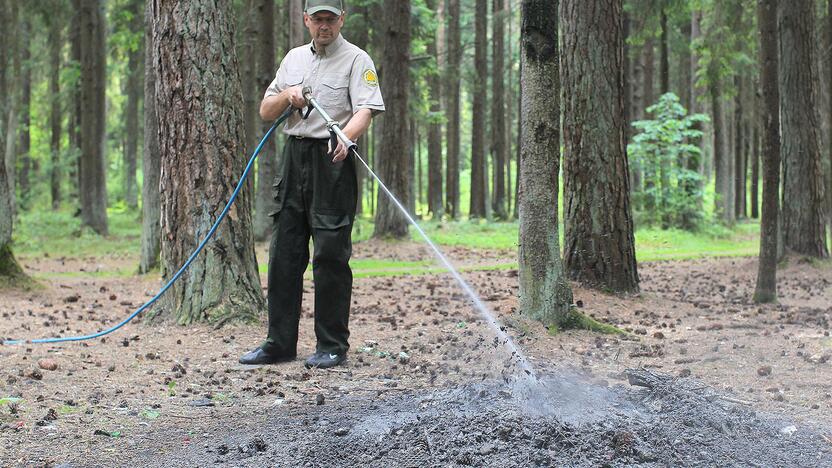 Miškuose – padidėjęs gaisrų pavojus