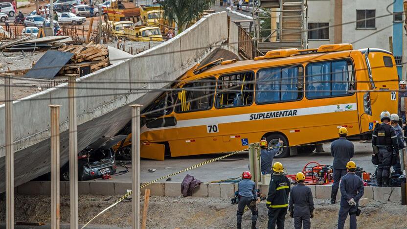 Brazilijoje sugriuvo statomas viadukas