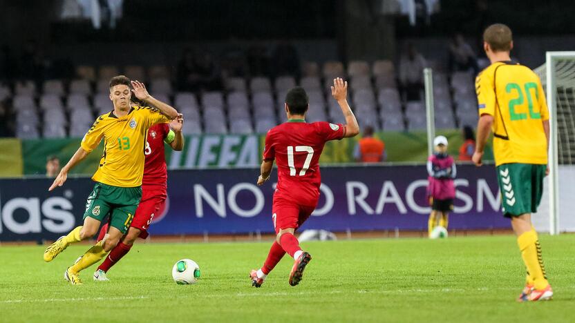 Europos jaunimo futbolo čempionatas: Lietuva - Portugalija