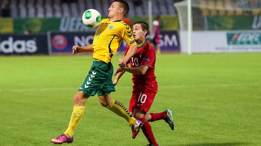 Europos jaunimo futbolo čempionatas: Lietuva - Portugalija