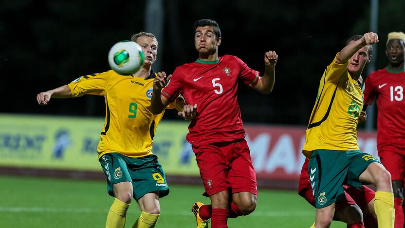 Europos jaunimo futbolo čempionatas: Lietuva - Portugalija