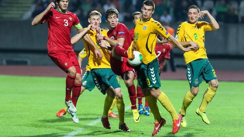 Europos jaunimo futbolo čempionatas: Lietuva - Portugalija