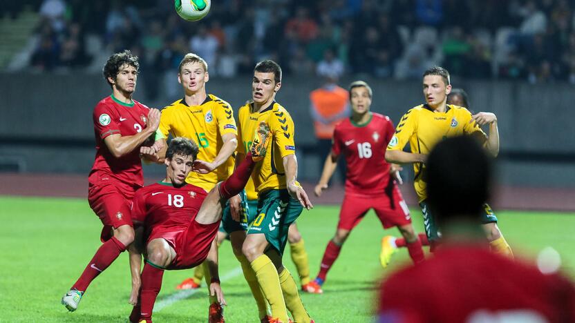 Europos jaunimo futbolo čempionatas: Lietuva - Portugalija