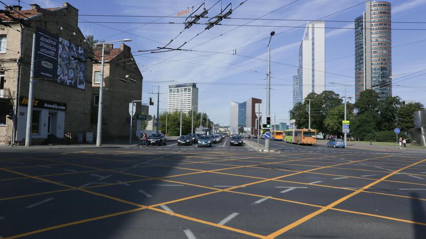 Naujas sankryžų ženklinimas sostinėje