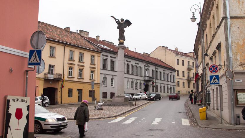 Sostinėje atidengta Užupio Respublikos Konstitucija ukrainiečių kalba