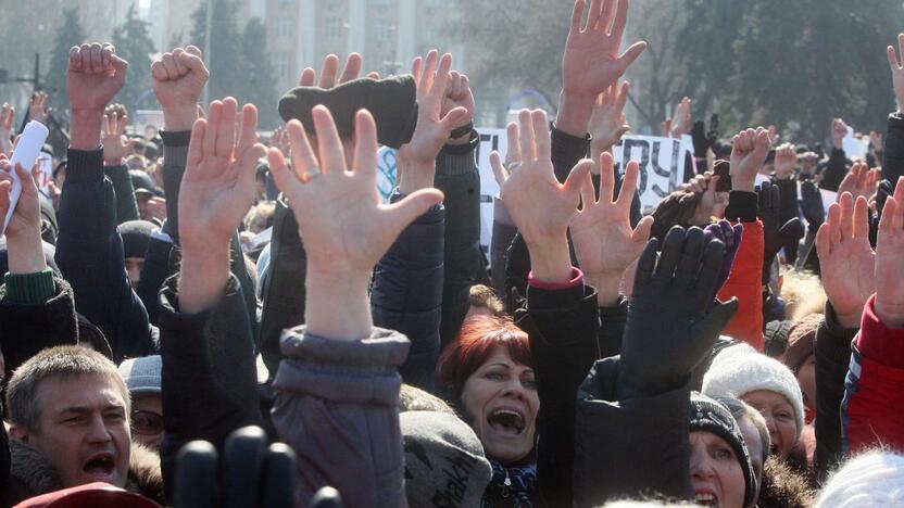 Protestų banga: nuo Sevastopolio iki Sankt Peterburgo