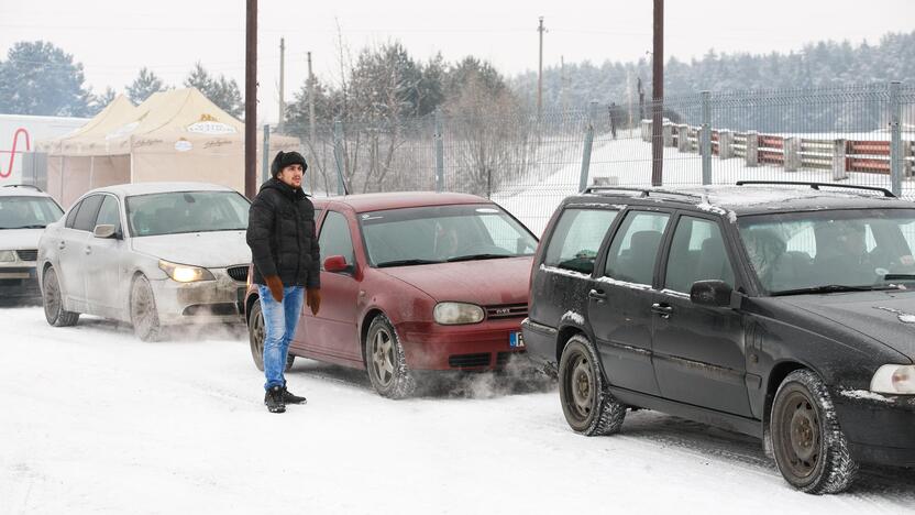 Vairavimo žiemą pamokos Kačerginėje