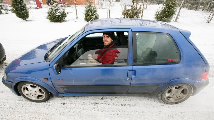 Vairavimo žiemą pamokos Kačerginėje