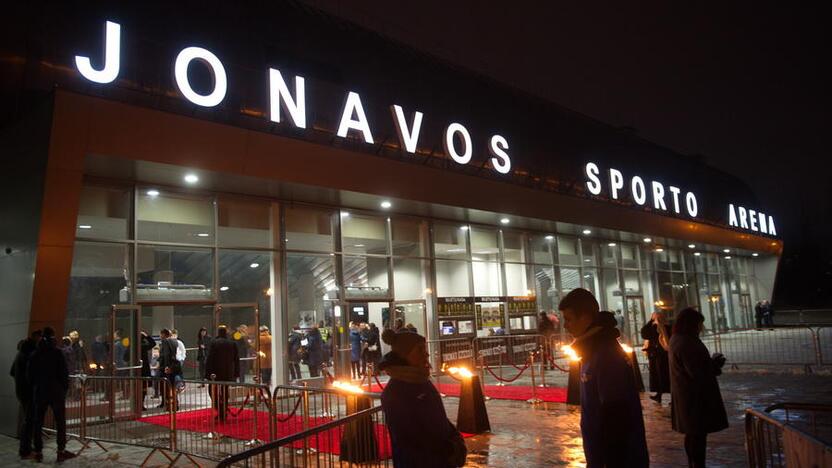 Jonavos sporto arenos atidarymas