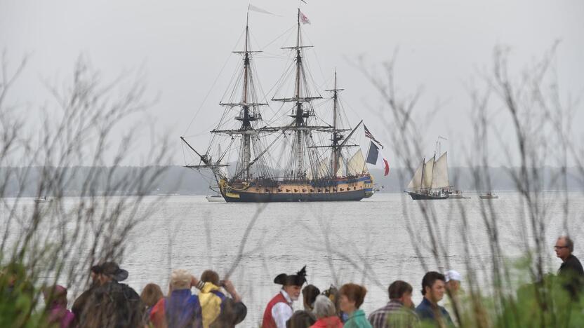 Burlaivis „Hermione“ pakartojo kelionę į Ameriką