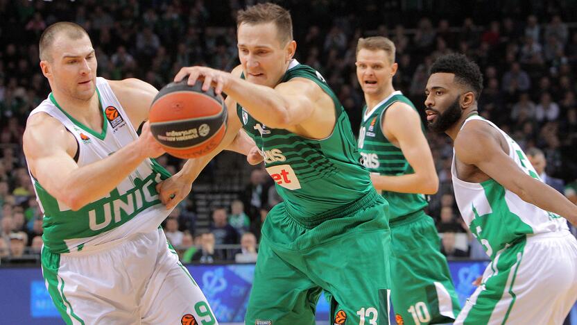 Eurolyga: „Žalgiris“ – „Uniks“ 80:88