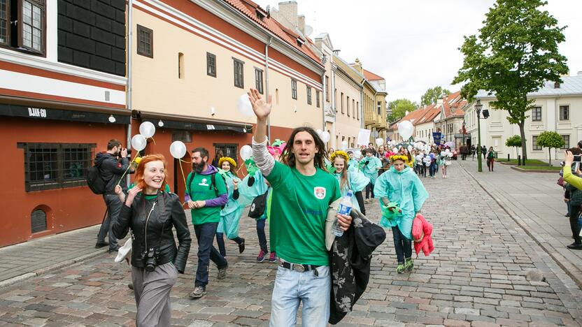 Augalų žavadienio eisena