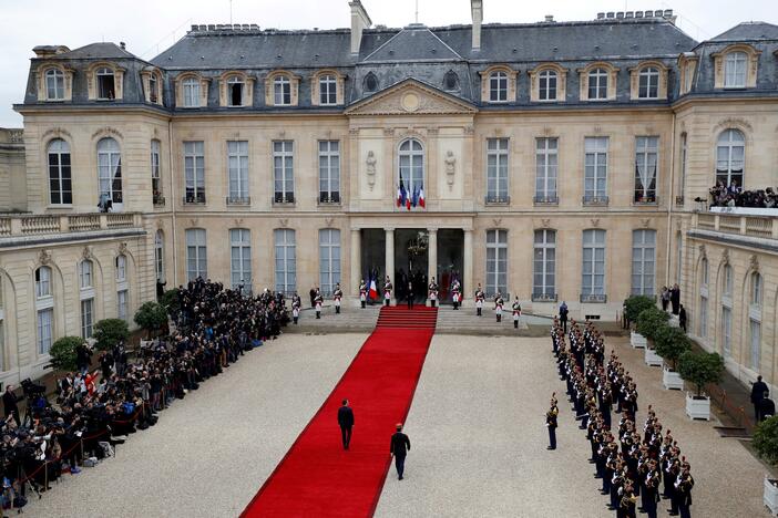 E. Macrono inauguracija