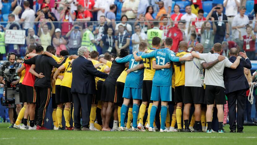 Pasaulio futbolo čempionatas: Belgija - Anglija 2:0