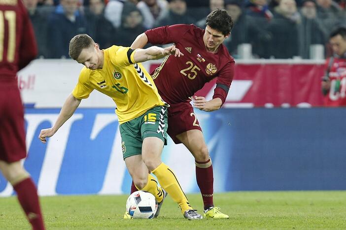 Futbolas: Rusija - Lietuva 3:0