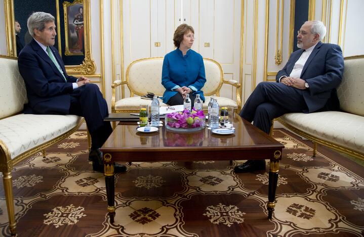 Johnas Kerry, Catherine Ashton ir Mohammadas Javadas Zarifas