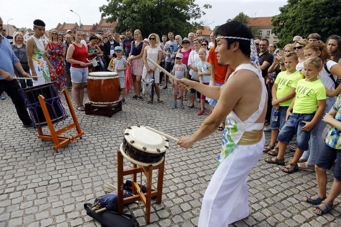 Būgnininkų grupės "Daigen-gumi" pasirodymas