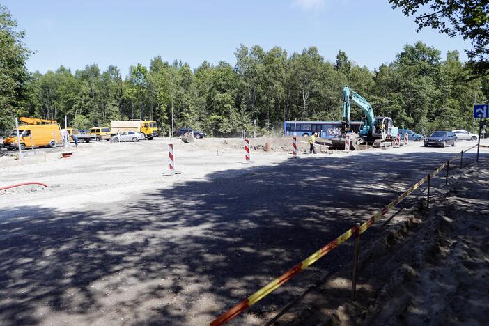 Tvarkoma Lideikio ir Pamario gatvių sankryža