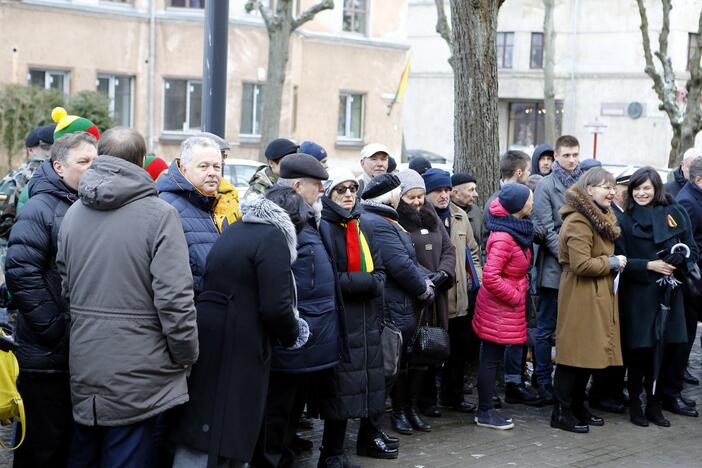 Atidengta atminimo lenta A.Ramanauskui-Vanagui