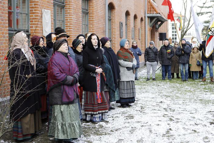 Atidengta atminimo lenta A.Ramanauskui-Vanagui