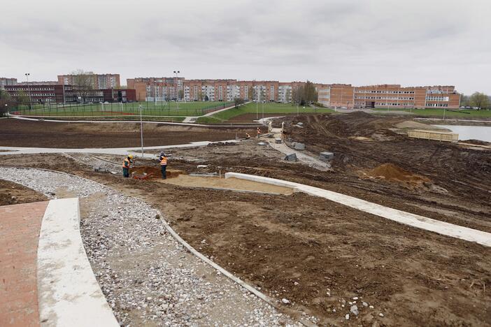 Valdininkai apžiūrėjo Sąjūdžio parką