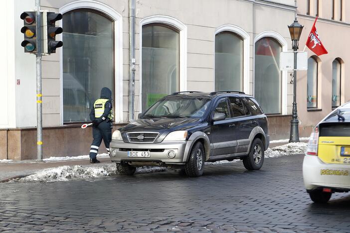 Policijos reidas senamiestyje