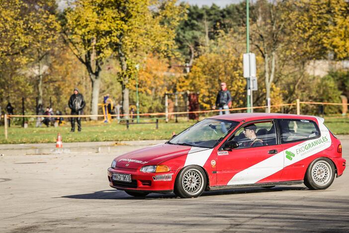 Žiemos sezoną greičio mėgėjai pasitiko „Pajūrio slalomu“