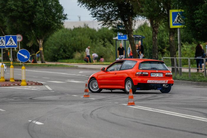 Automobilių slalomo varžybos Klaipėdoje