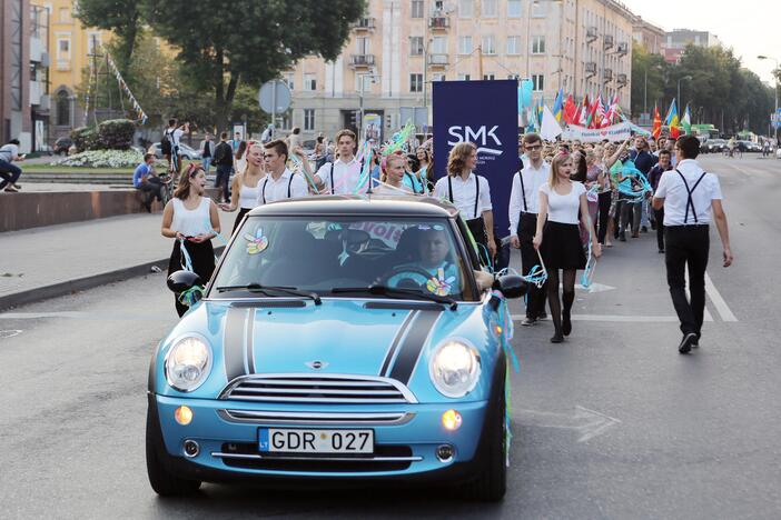 Klaipėdoje studentų eisena