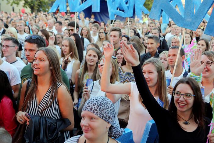 Klaipėdoje studentų eisena