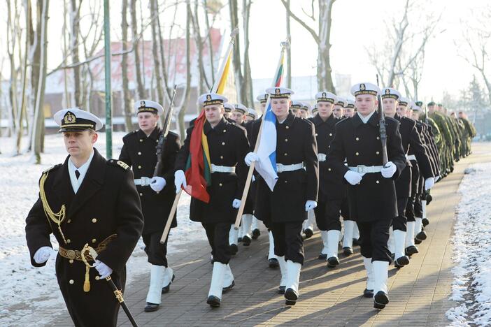 Iškilmingoje ceremonijoje pagerbti žuvusieji už Klaipėdos kraštą