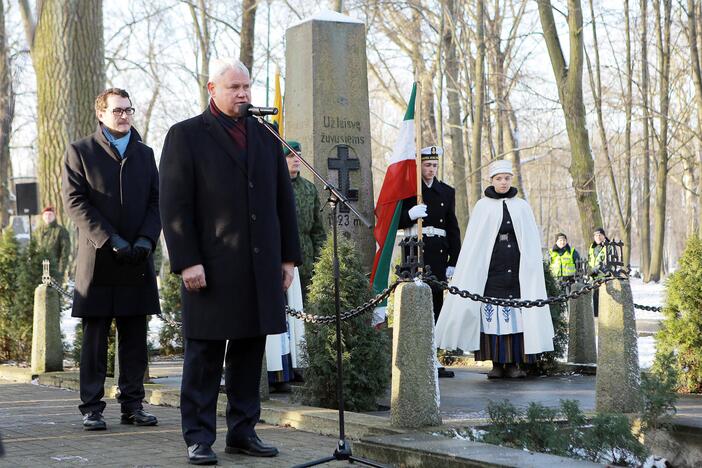 Iškilmingoje ceremonijoje pagerbti žuvusieji už Klaipėdos kraštą