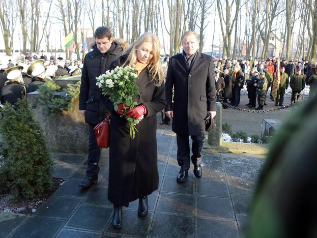 Iškilmingoje ceremonijoje pagerbti žuvusieji už Klaipėdos kraštą