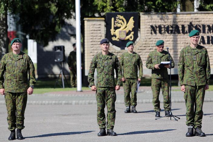 Prisiekė naujasis "Dragūnų" bataliono vadas