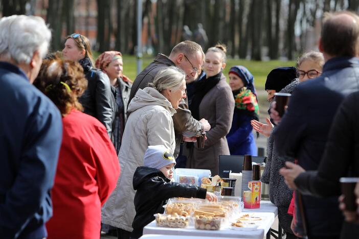 Vynerio arbatėlė skulptūrų parke