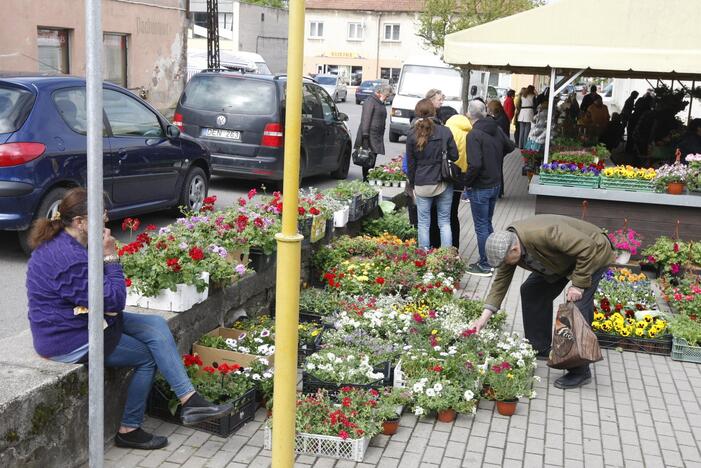 Turgavietėje – pavasario gėrybės