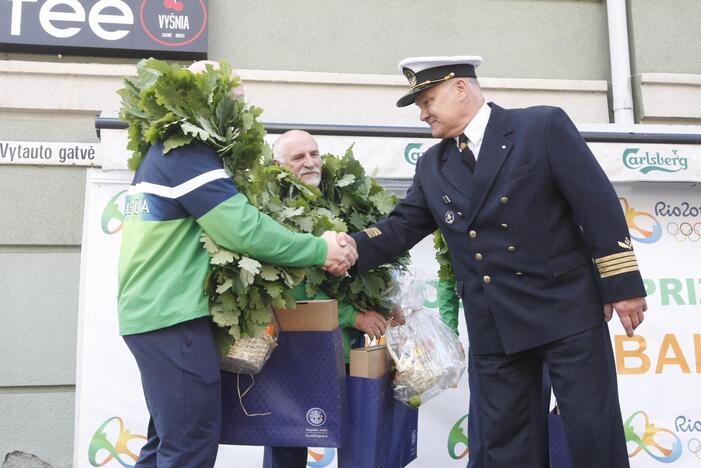 Olimpinė bronza parvežta į Klaipėdą