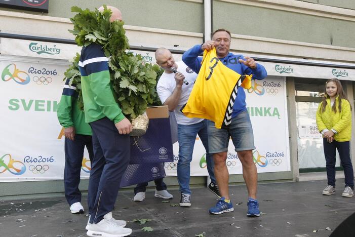 Olimpinė bronza parvežta į Klaipėdą