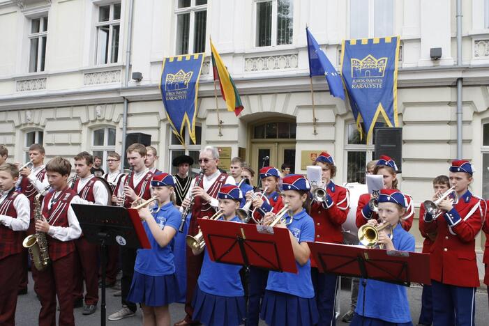 Jūros šventės vėliavos pakėlimo ceremonija