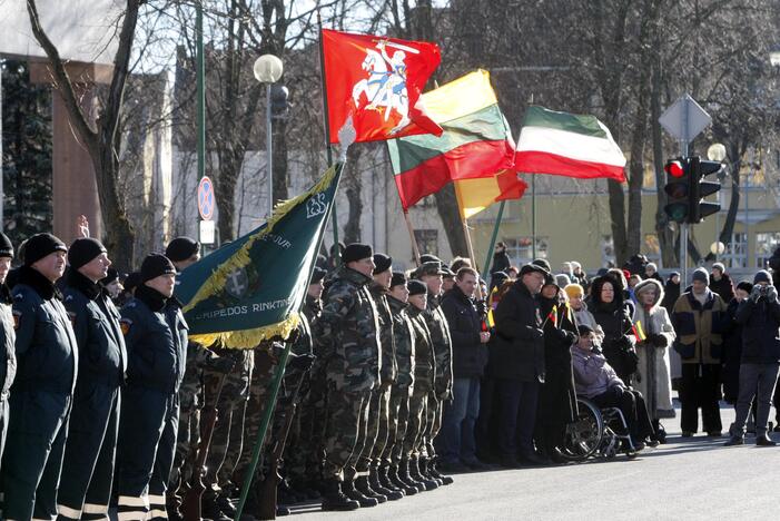 Klaipėdoje – iškilmingas Vasario 16-osios minėjimas