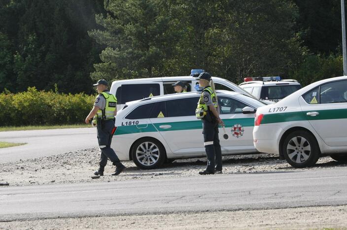 Policijos reidas Liepojos gatvėje