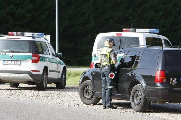 Policijos reidas Liepojos gatvėje