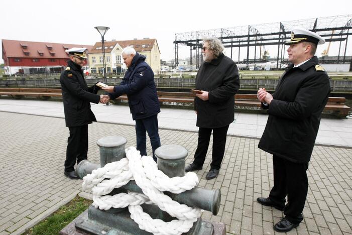 Laivo knechto atidengimo ceremonija