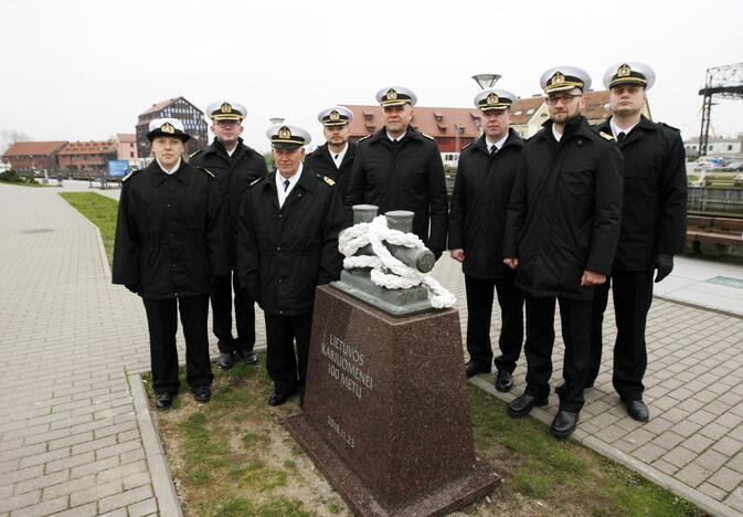 Laivo knechto atidengimo ceremonija