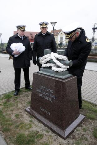 Laivo knechto atidengimo ceremonija