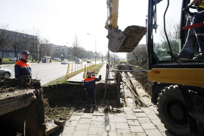 Šilumos tinklų remontas laukia starto