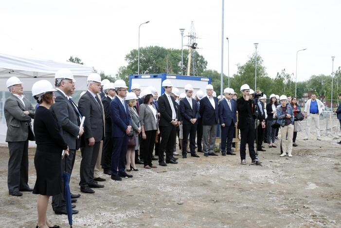 Mokslinių laboratorijų pastato statybų pradžios ceremonija